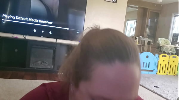 Wife gagging while sharing past sex story